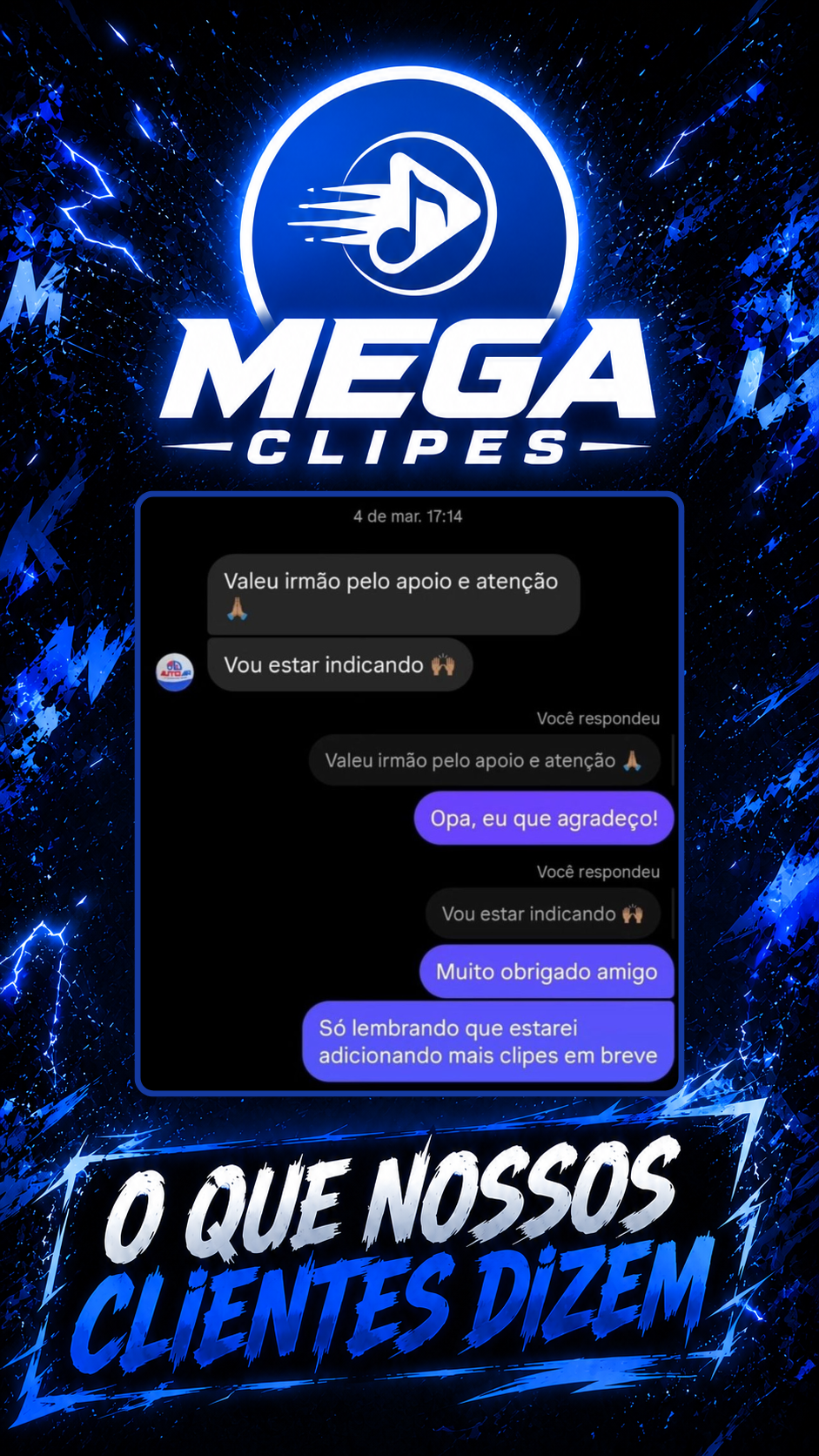 Depoimento do cliente