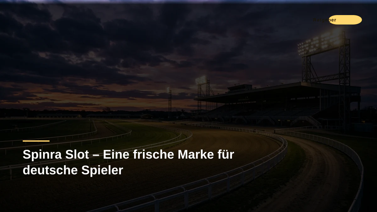 Spinra Slot – Eine frische Marke für deutsche Spieler