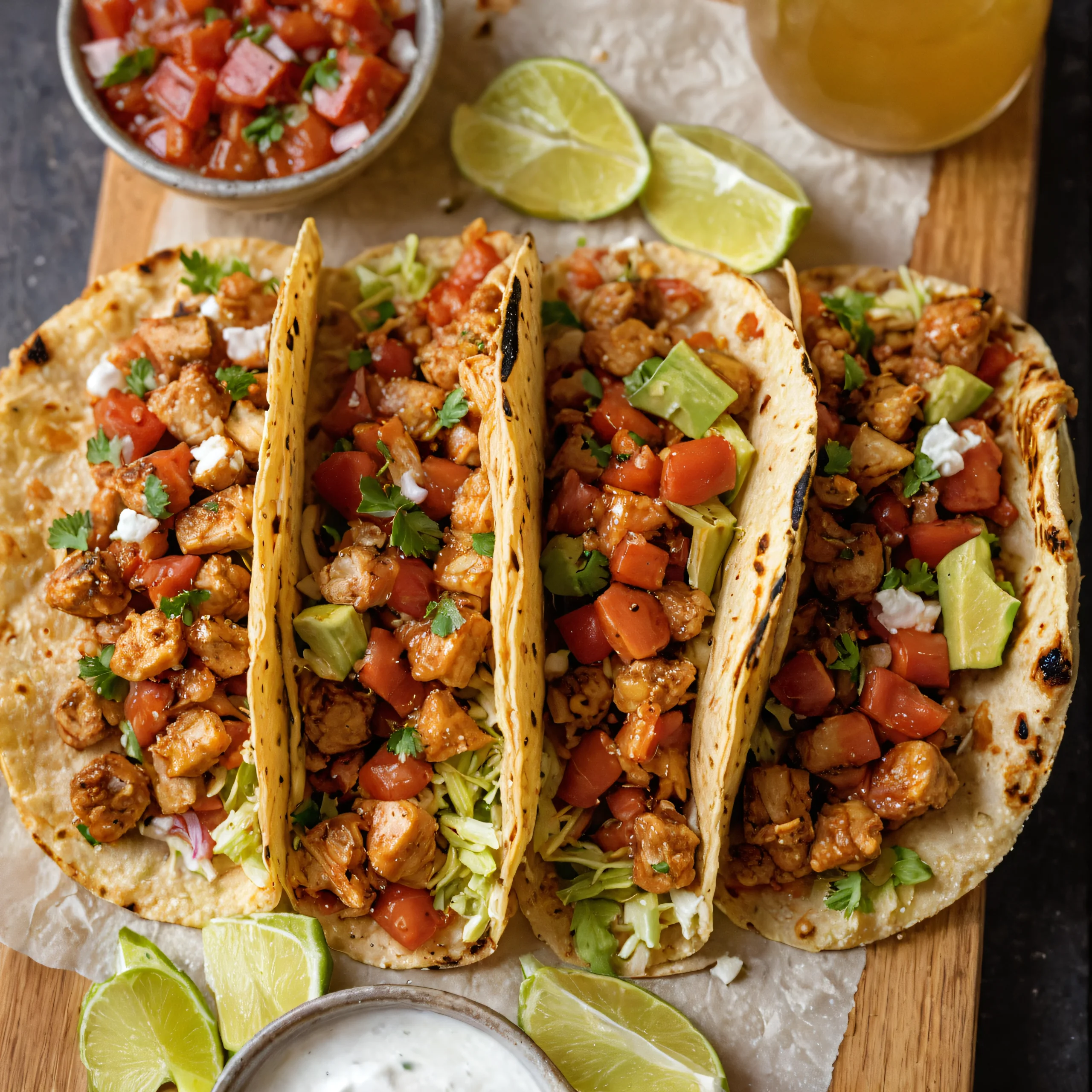 Chipotle Lime Chicken Taco Recipe