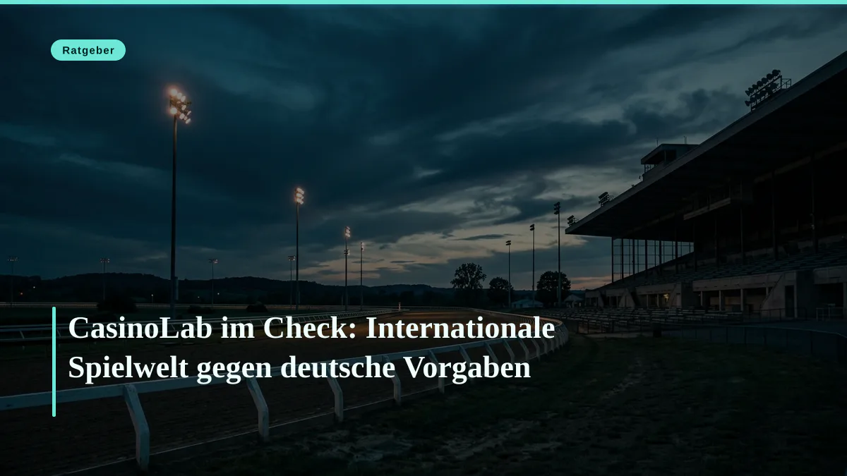 CasinoLab im Check: Internationale Spielwelt gegen deutsche Vorgaben