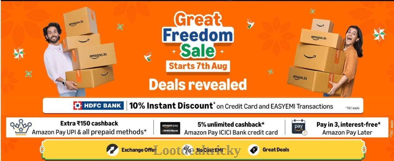 Great Freedom Sale – Wonderful Discount Today @ 10% OFF