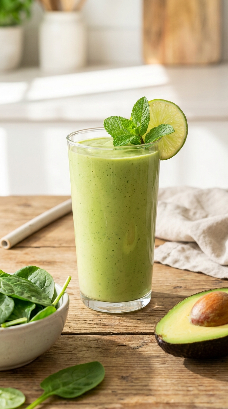 Creamy Avocado Spinach Blend — Ready in 5 Minutes