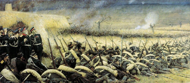 Перед атакой Под Плевной 1881