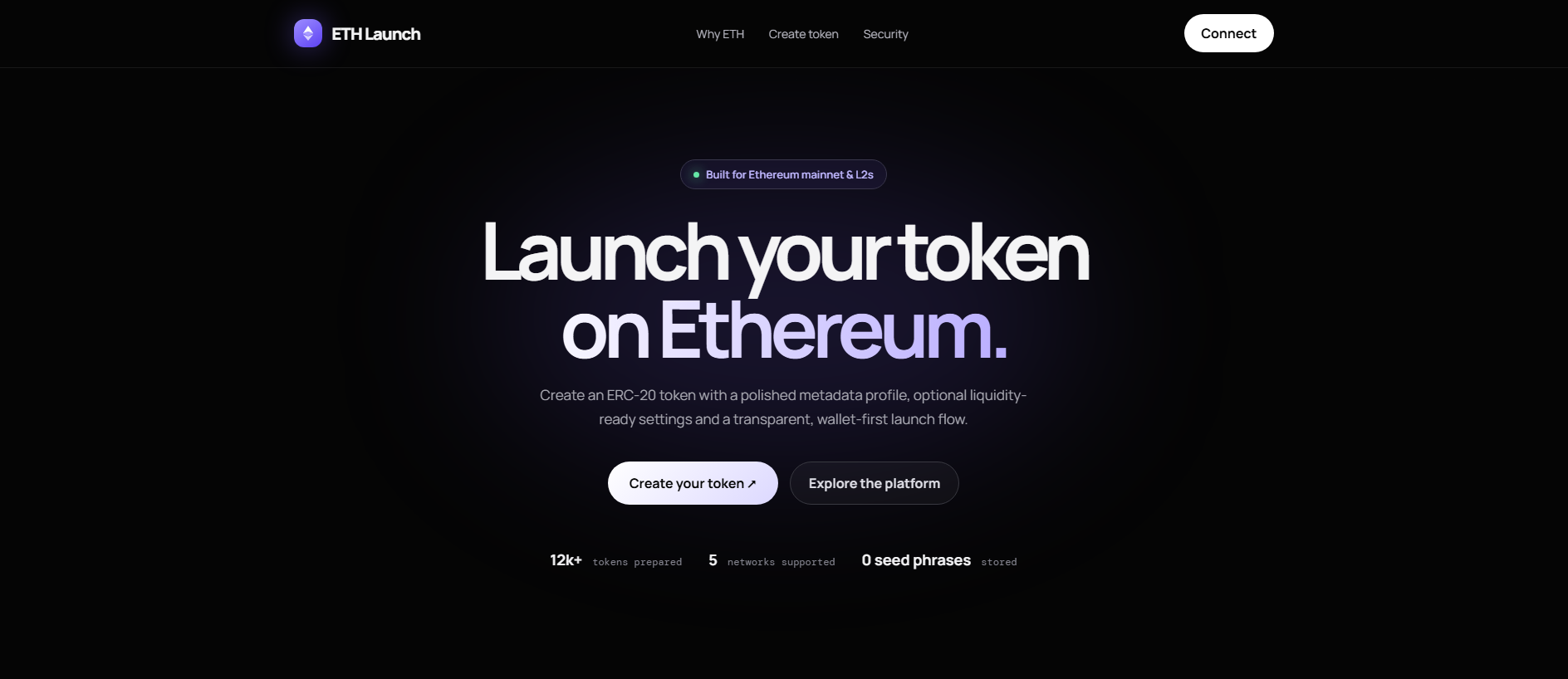 Stored capture of ethlaunch.fun