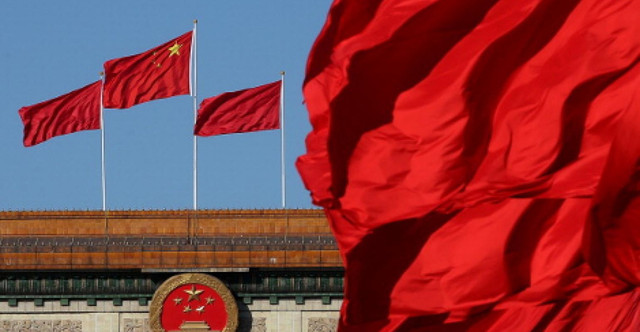 China-flags