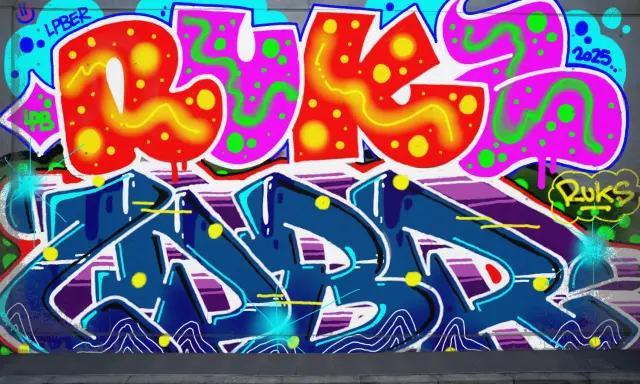 Graffiti artwork by LPBER