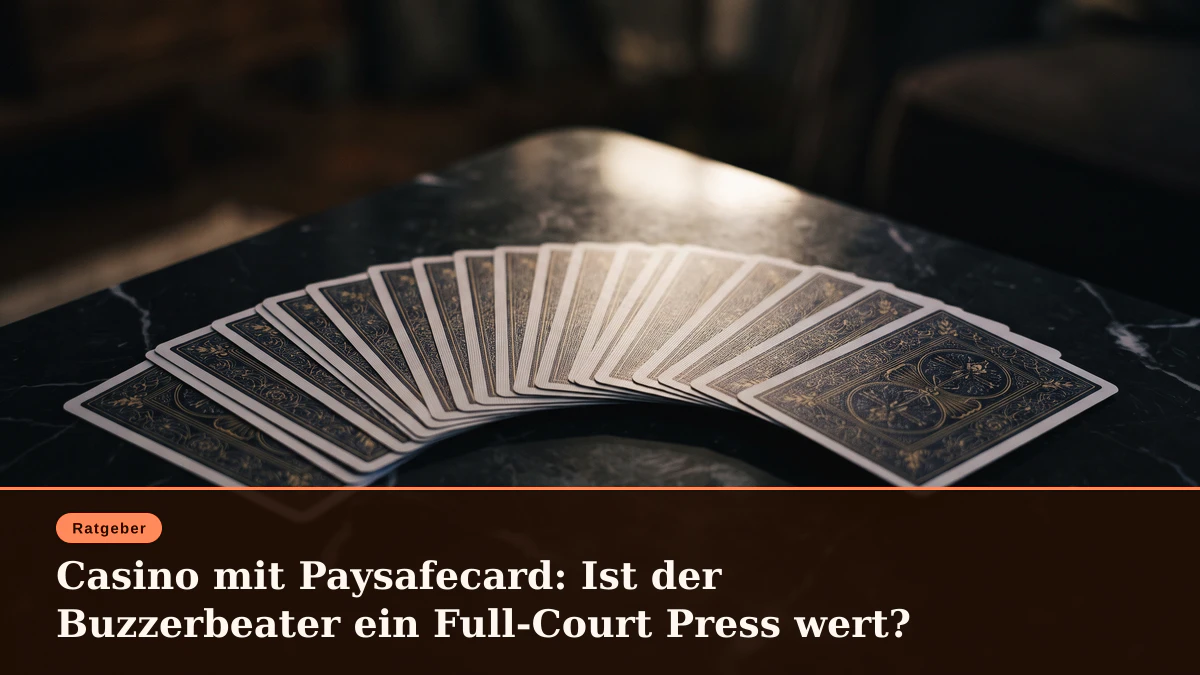 Casino mit Paysafecard: Ist der Buzzerbeater ein Full-Court Press wert?