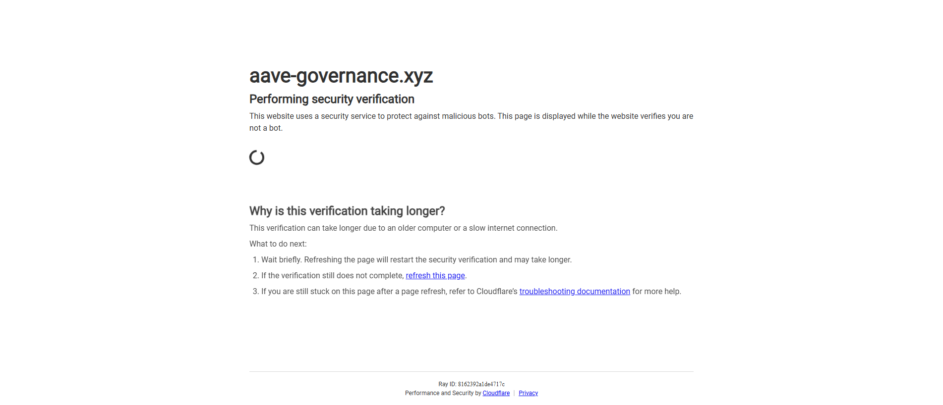 Stored capture of aave-governance.xyz