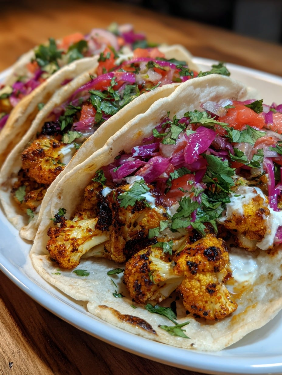 Roasted Cauliflower Tacos