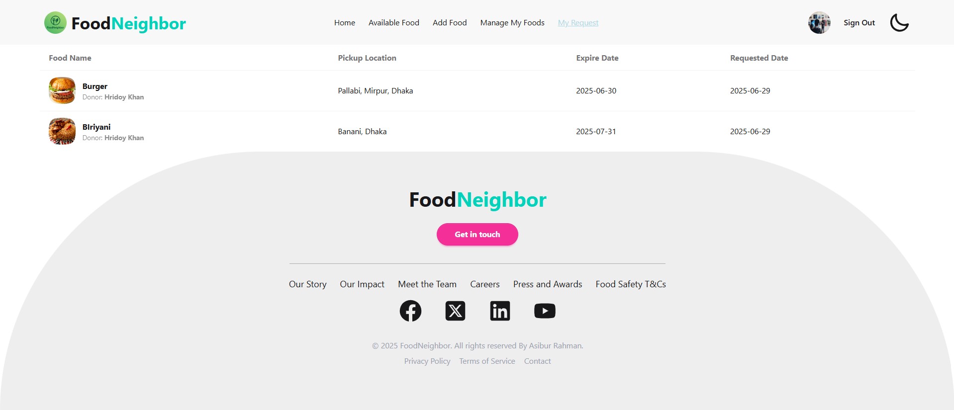 FoodNeighbor screenshot 6