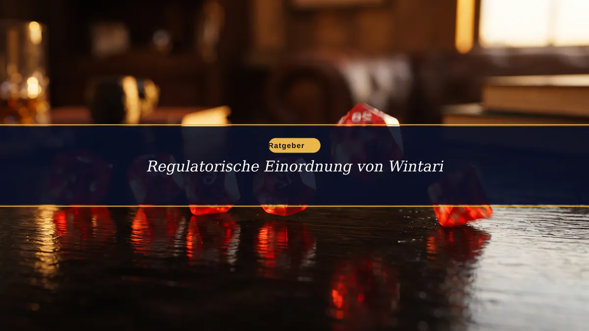 Regulatorische Einordnung von Wintari Regulatorische Einordnung von Wintari