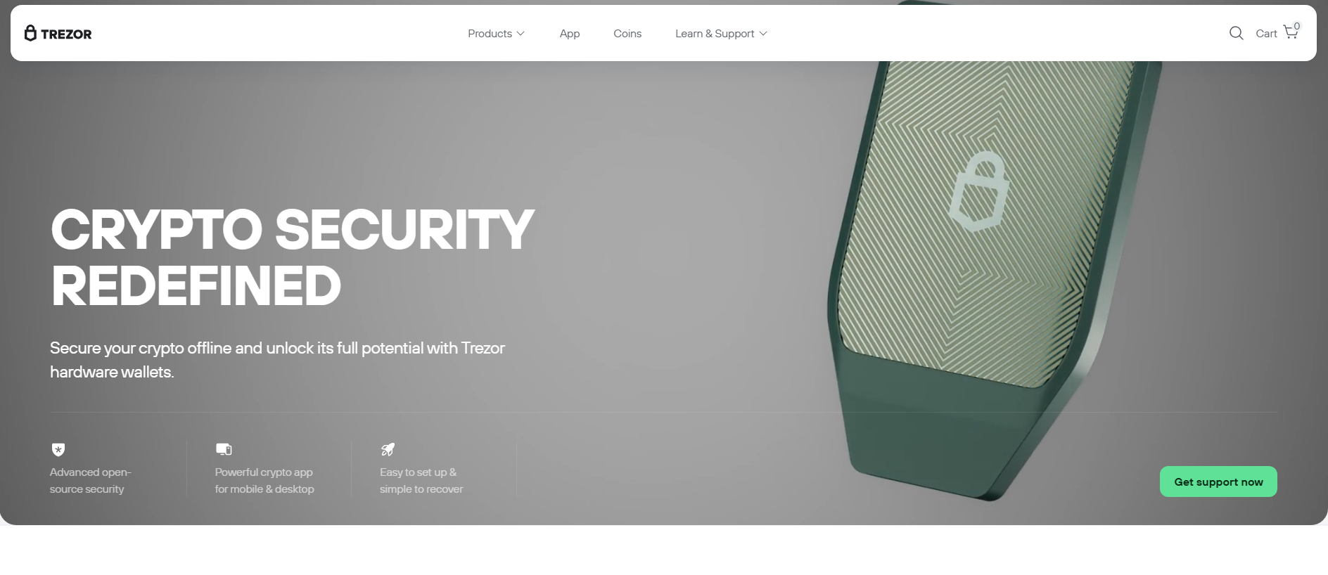 Stored capture of trezor.center