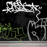 Graffiti artwork by qsk