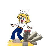 Kagamine Rin on Bulk Star SMB side view