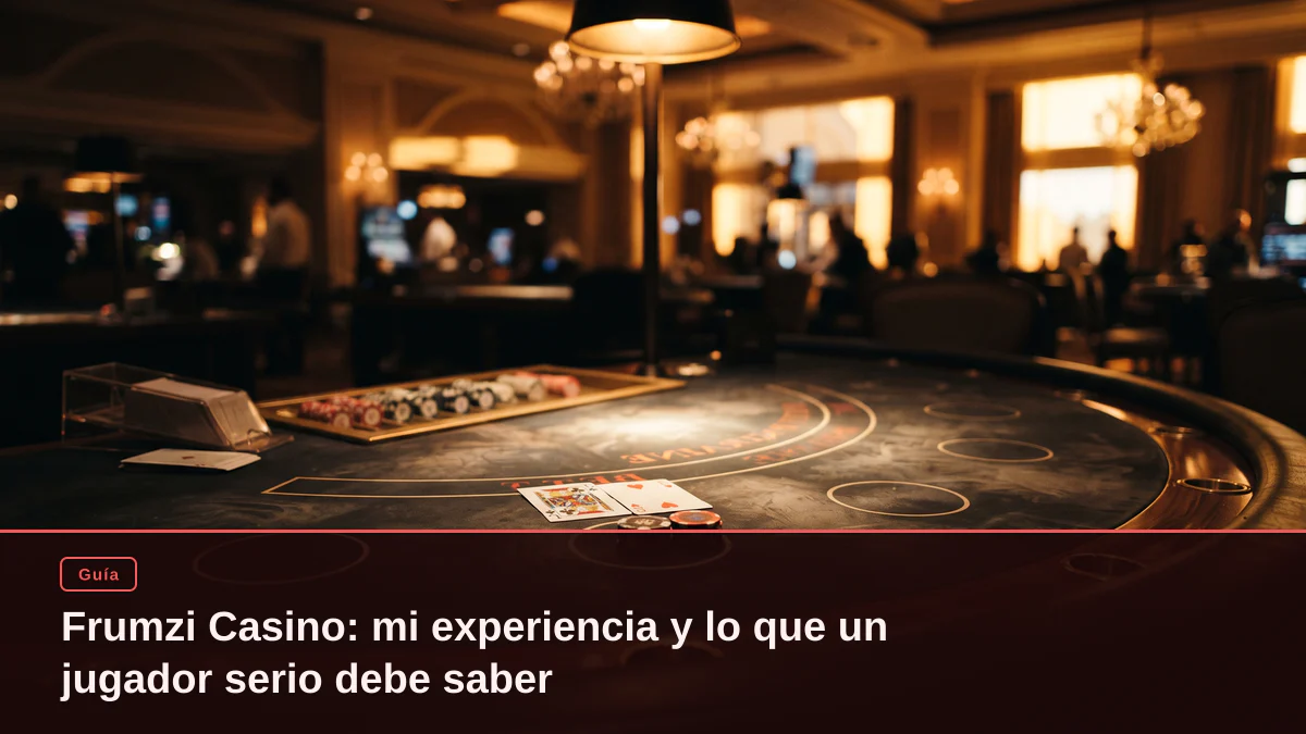 Frumzi Casino: mi experiencia y lo que un jugador serio debe saber