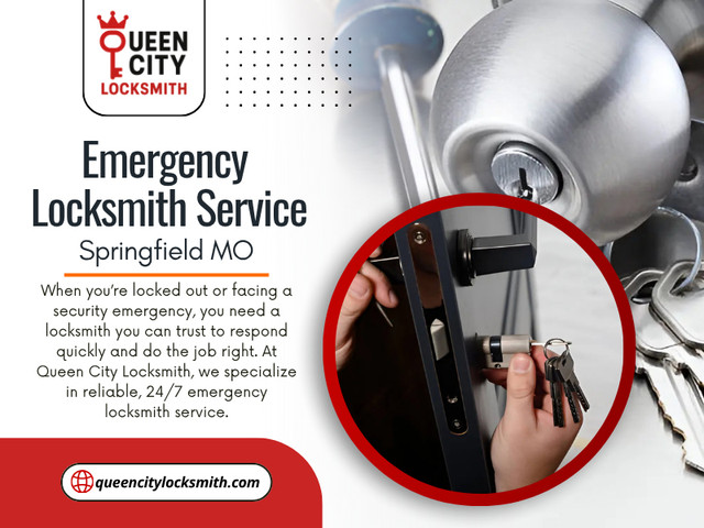 Security issues often arise unexpectedly — from misplaced keys to lockouts or damaged locks after a break-in. That’s why it’s crucial to choose a supplier that offers comprehensive emergency locksmith service Springfield MO.

Queen City Locksmith 
Phone: (417) 441-3007

Read Our Blogs:

https://tinyurl.com/2alloyll
https://tinyurl.com/24kmvozw
https://tinyurl.com/2388czjj

More Links:

https://tinyurl.com/27knnfbk
https://tinyurl.com/2cr6gpfz
https://tinyurl.com/28zj9nph