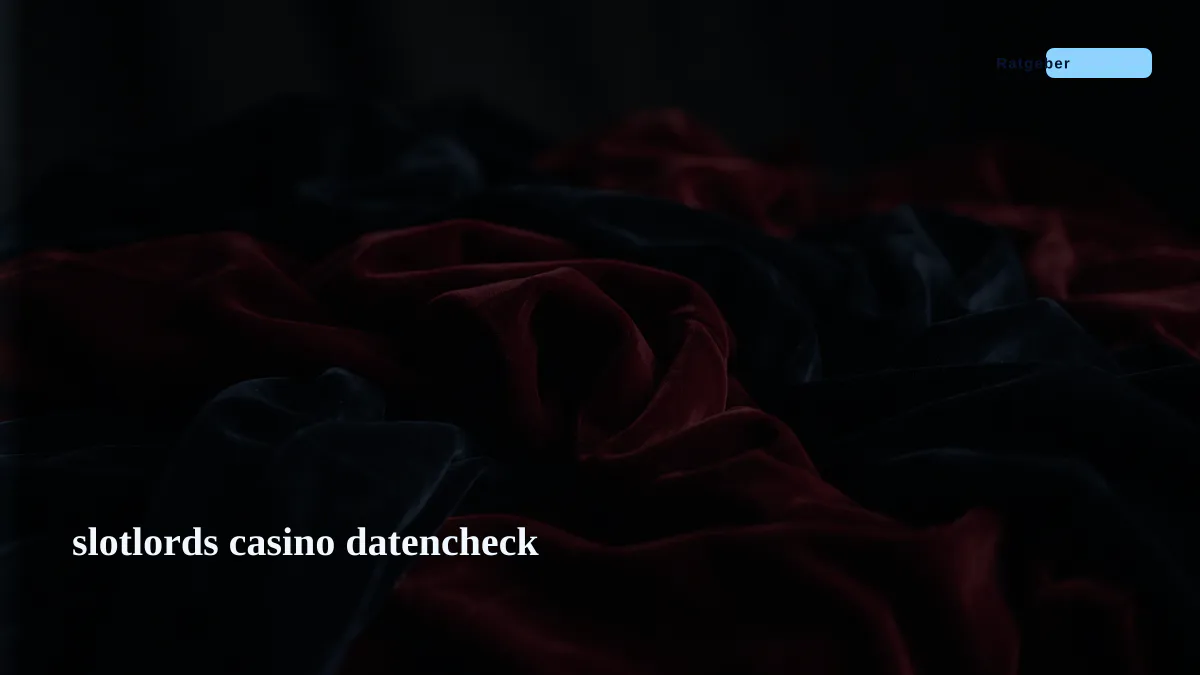 slotlords casino datencheck