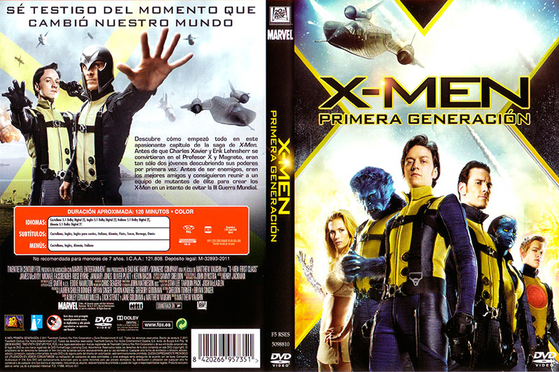 Menx5 carat - X-Men: Primera Generación [DVD9 Full] [Pal] [Esp/Ing] [5.1] [Sub:Esp/Ing] [2011] [Acción] [VS]