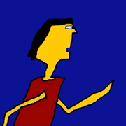 Guy Running Away