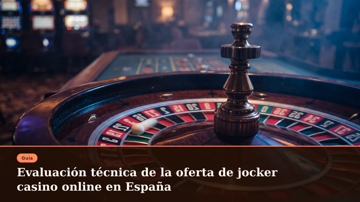 Evaluación técnica de la oferta de jocker casino online en España