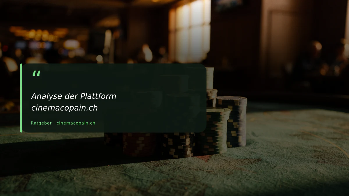 Analyse der Plattform cinemacopain.ch
