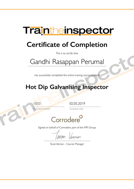 HDG-Certifcate