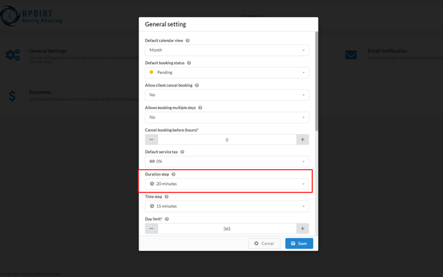 duration-Setting