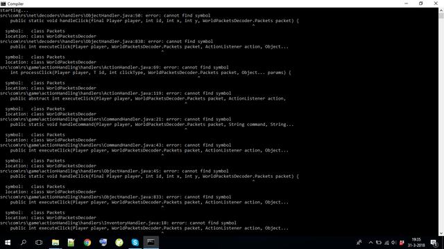 packets error