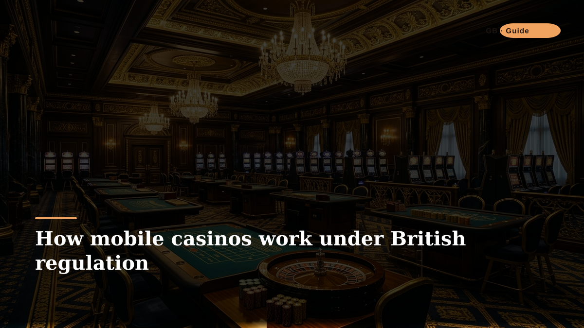 How mobile casinos work under British regulation