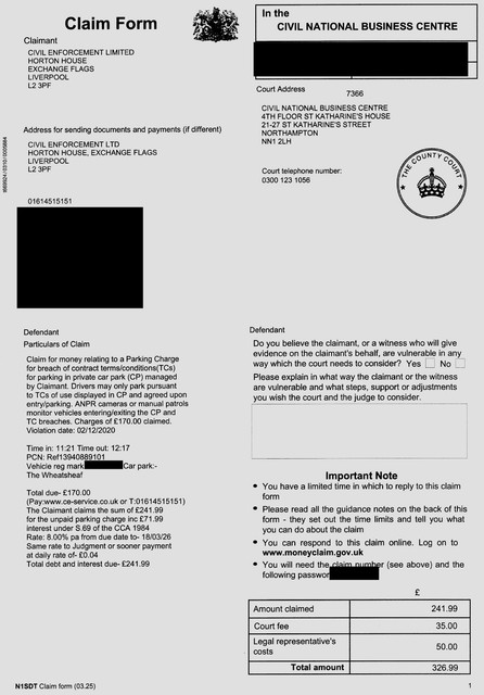 Claim Form