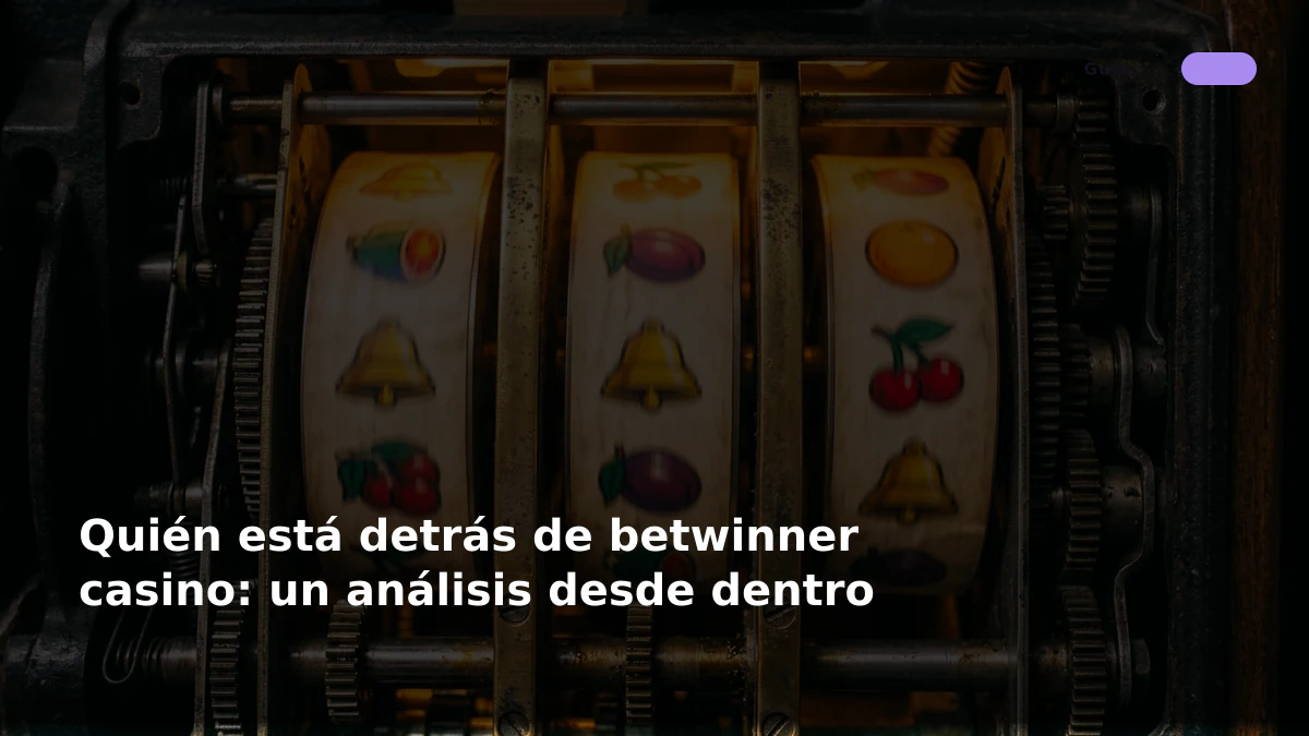 Quién está detrás de betwinner casino: un análisis desde dentro