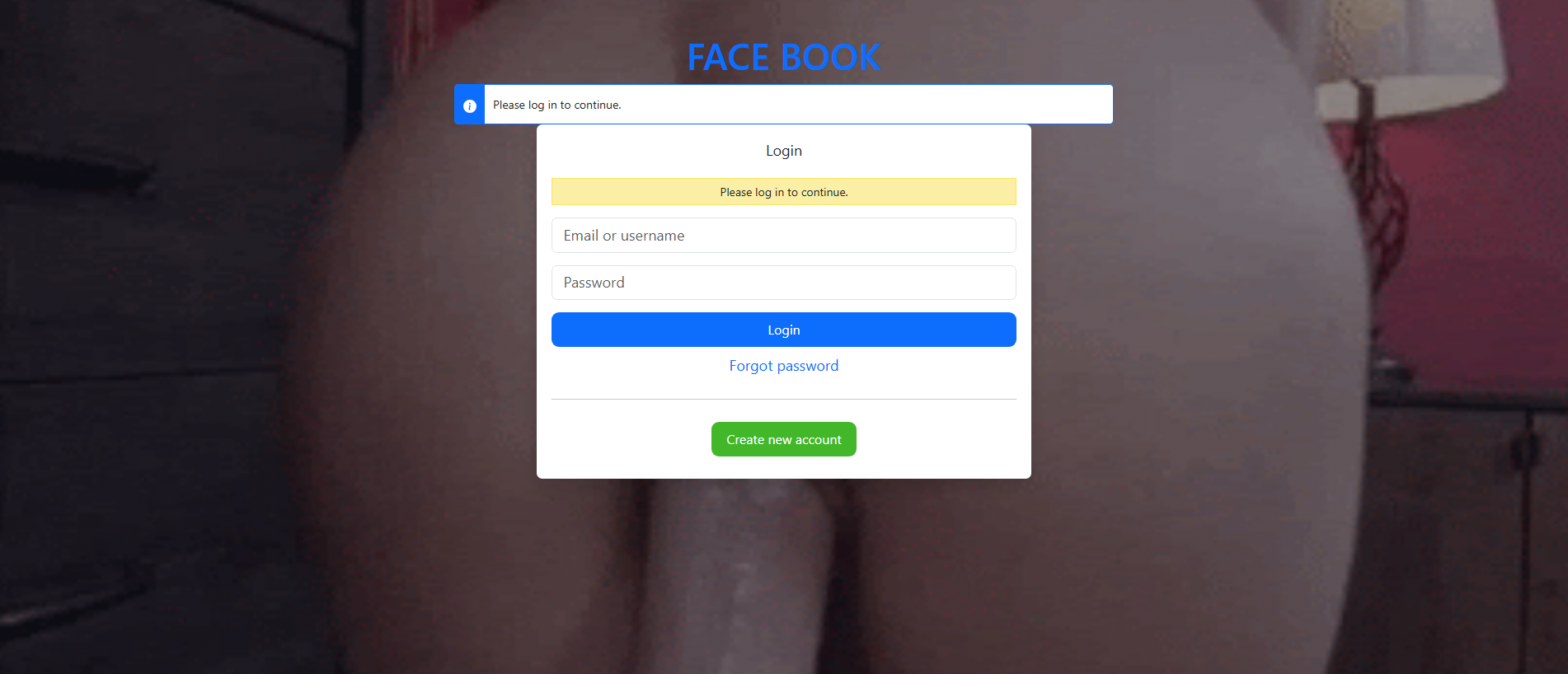 Forensic screenshot of [REDACTED] showing the phishing page layout