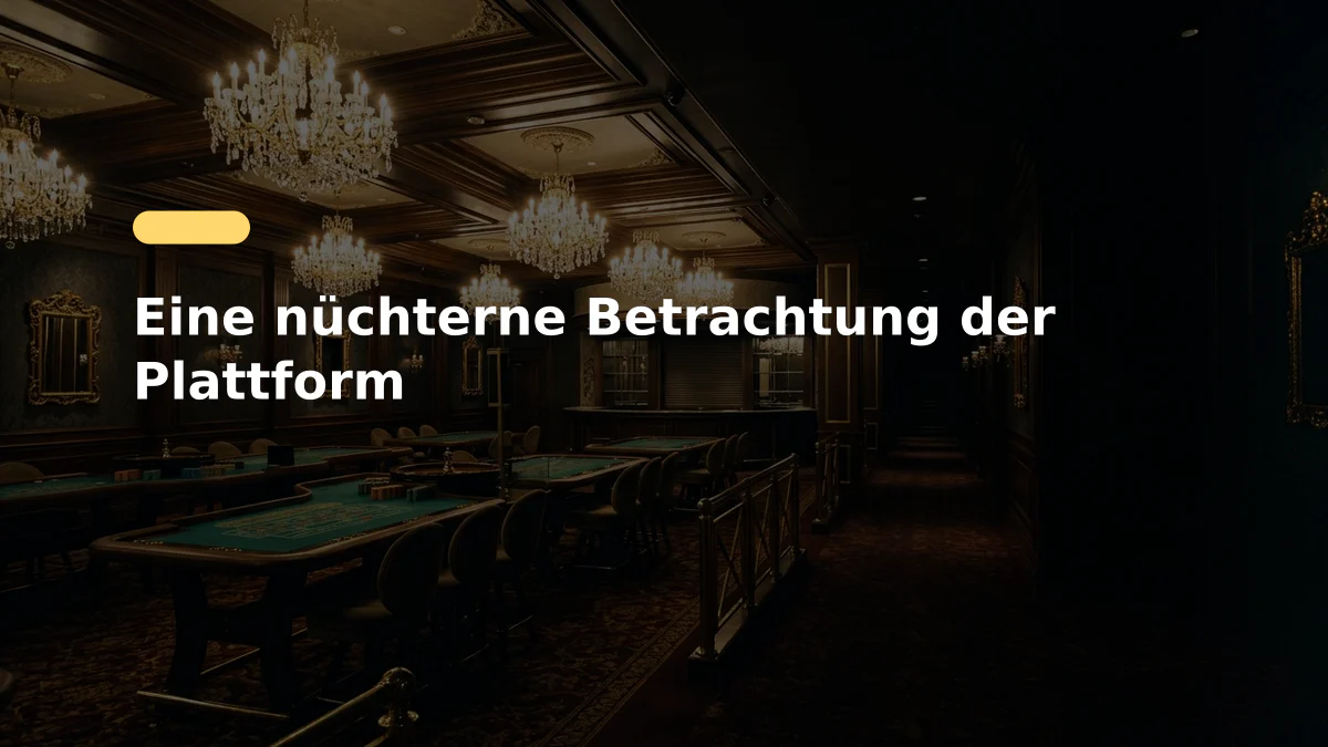 Eine nüchterne Betrachtung der Plattform