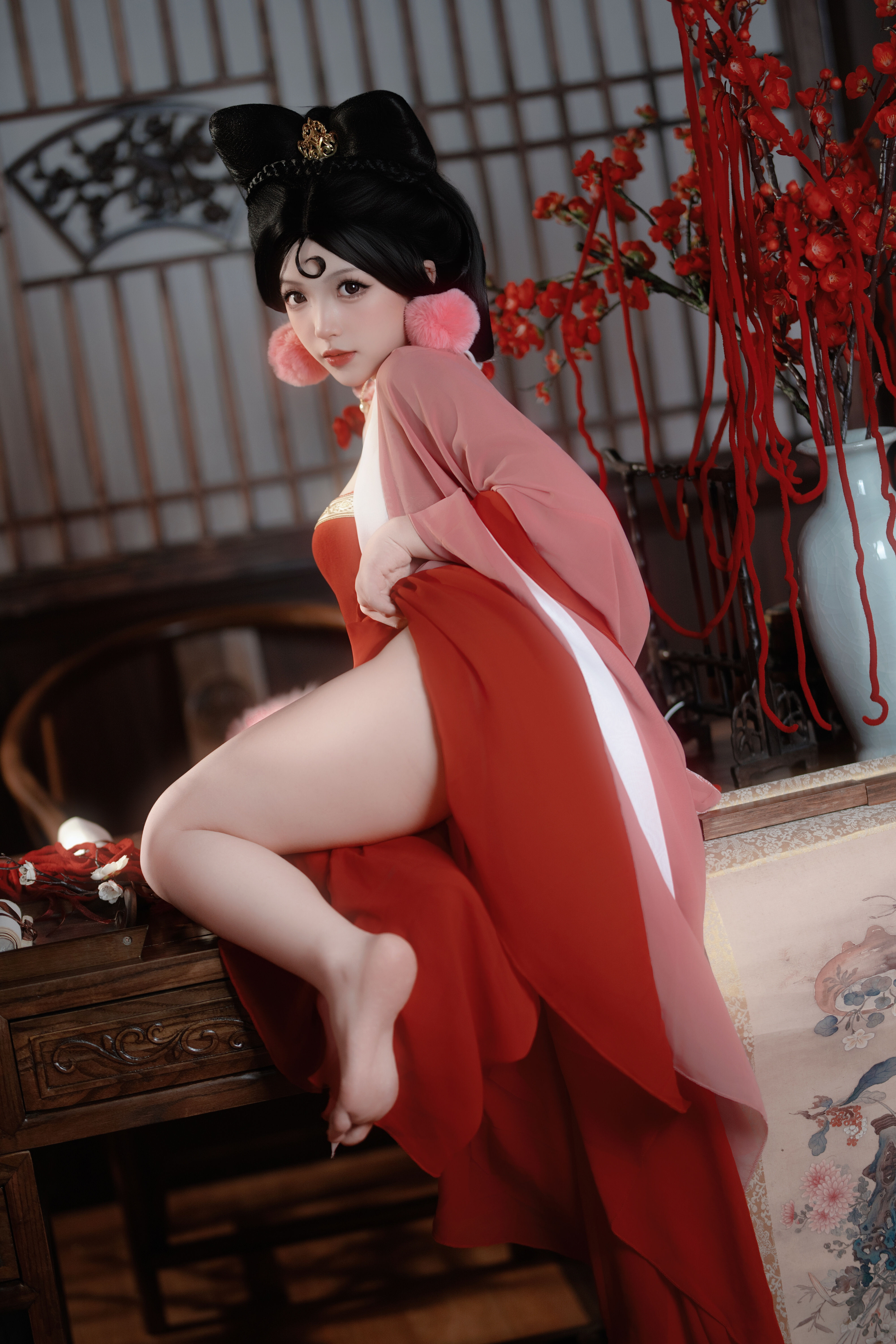 【套圖x26】JVID-妍妍Angel，粉紅少女的獨處[50P]