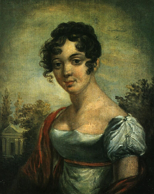 Портрет Ж Лович Этюд 1810 е