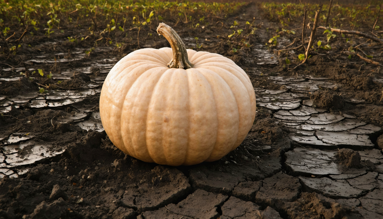 A prize-winning gourd contemplates whether the flowers it murdered on the way up ever think about it.