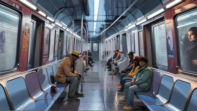 LEXICA Subway Train Interior from Rock Bottom 01