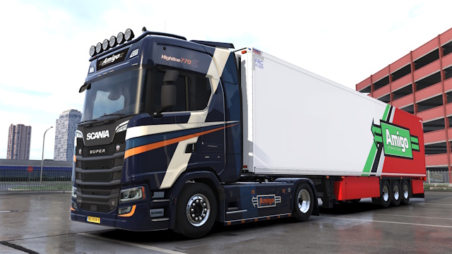 Amigo International Scania S & Schmitz Multicolour Paintjob