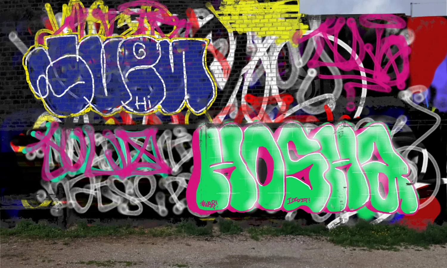 Graffiti artwork by hosha