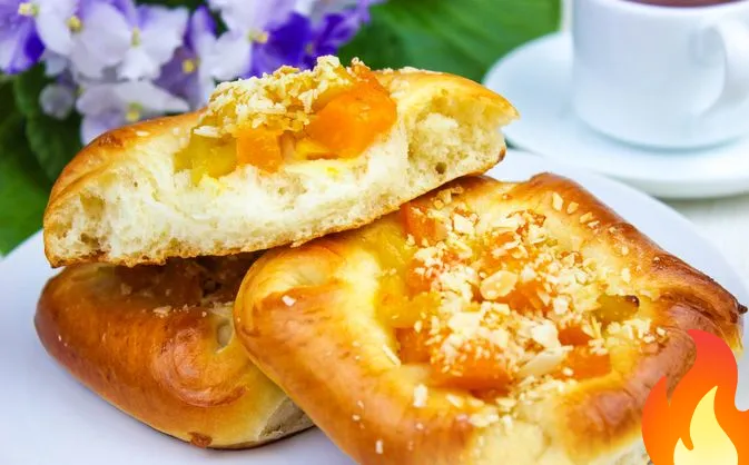 Постер Булочки с тыквой и яблоками