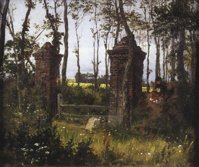 Старые ворота Вель Нормандия 1874.jpg