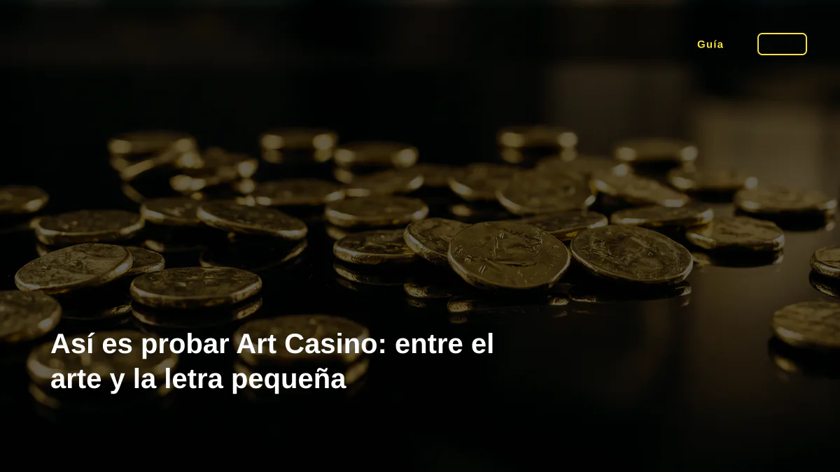 Así es probar Art Casino: entre el arte y la letra pequeña
