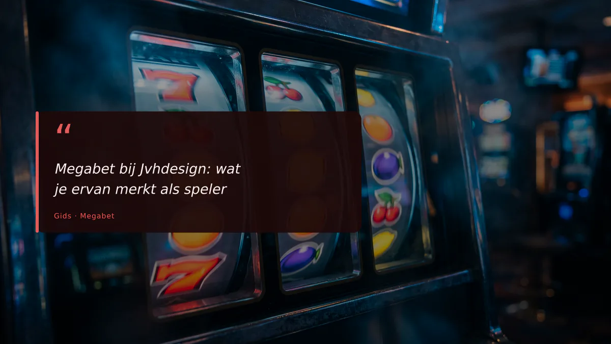 Megabet bij Jvhdesign: wat je ervan merkt als speler