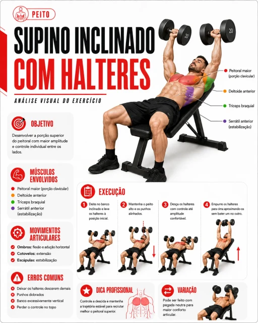 Guia visual completo de exercícios
