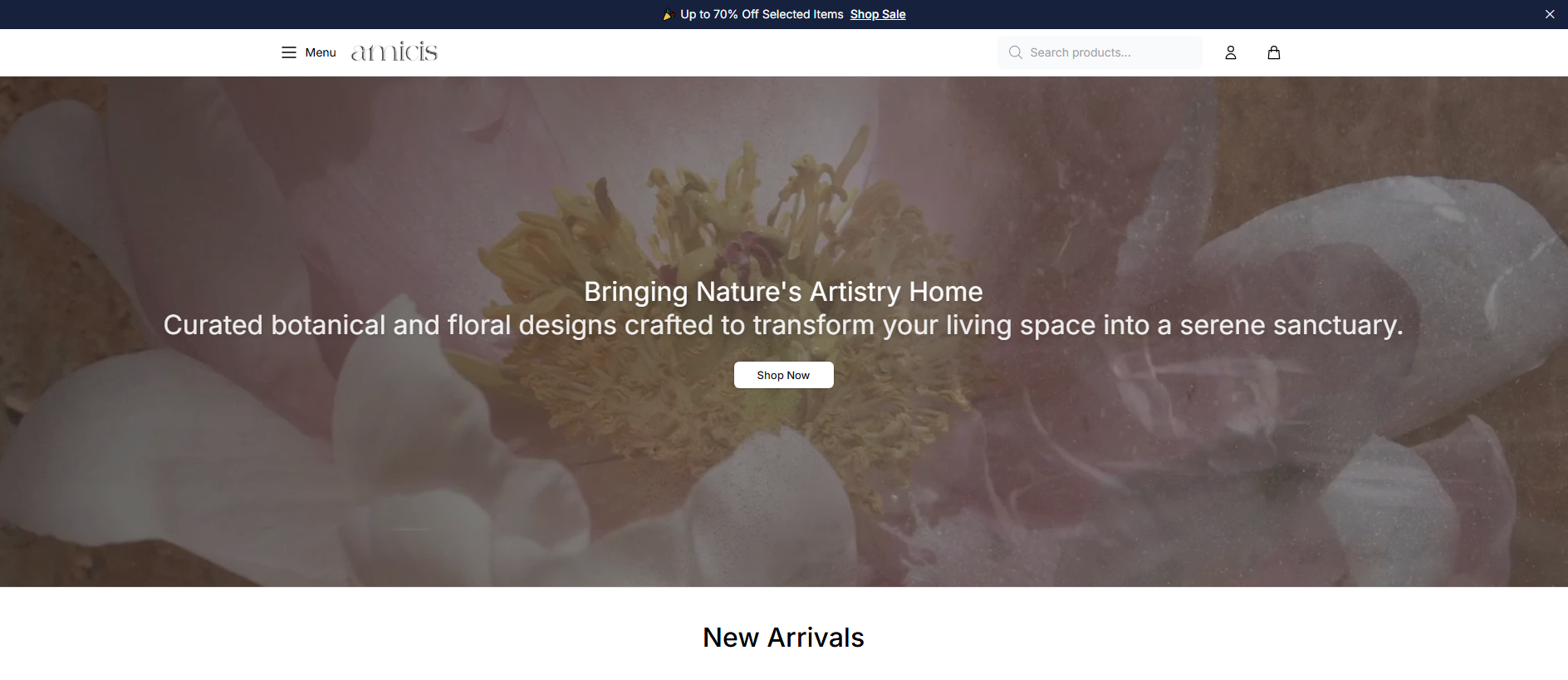 Stored capture of amihaven.shop