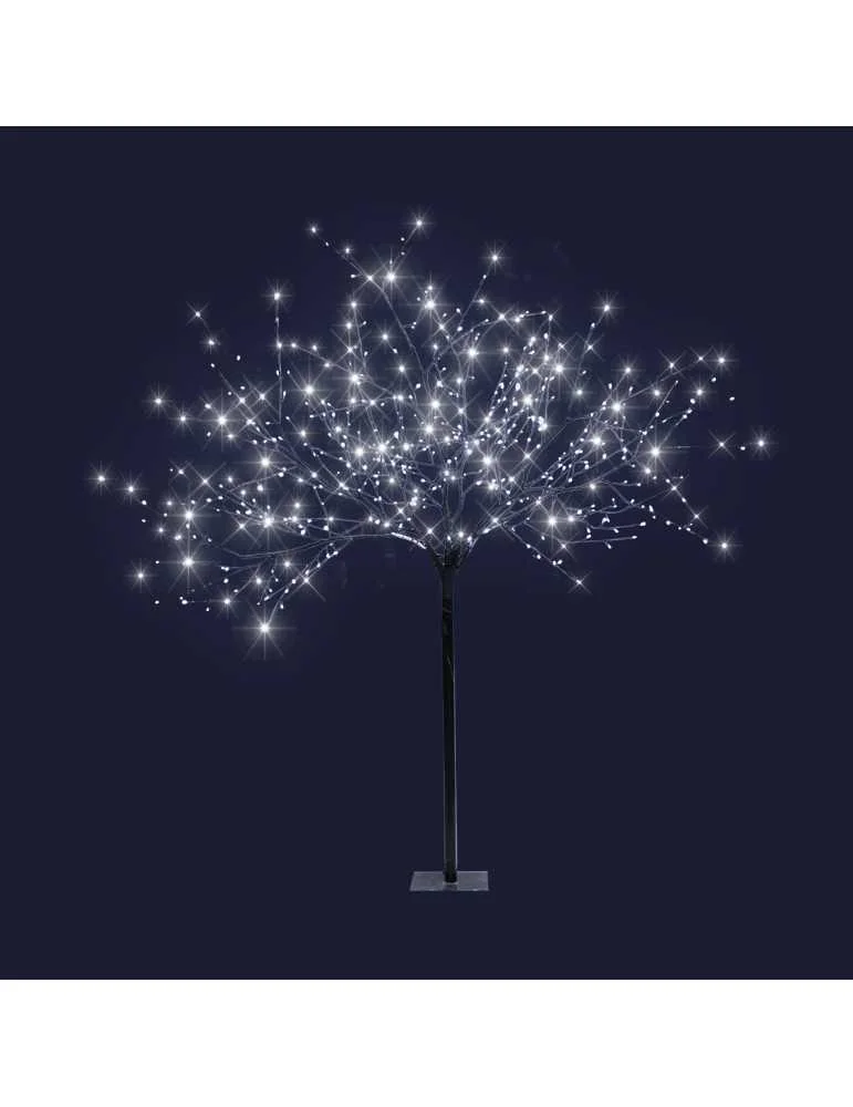 Wizard – Arbre Branche noir H1,90 M – LED blanc – Tbts