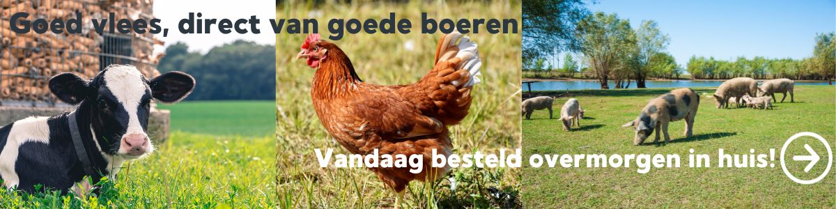 Goed vlees, direct van goede boeren - Biologische boerderij vlees van Grutto bestel je bij www. Vleeskopenbijdeboer.nl