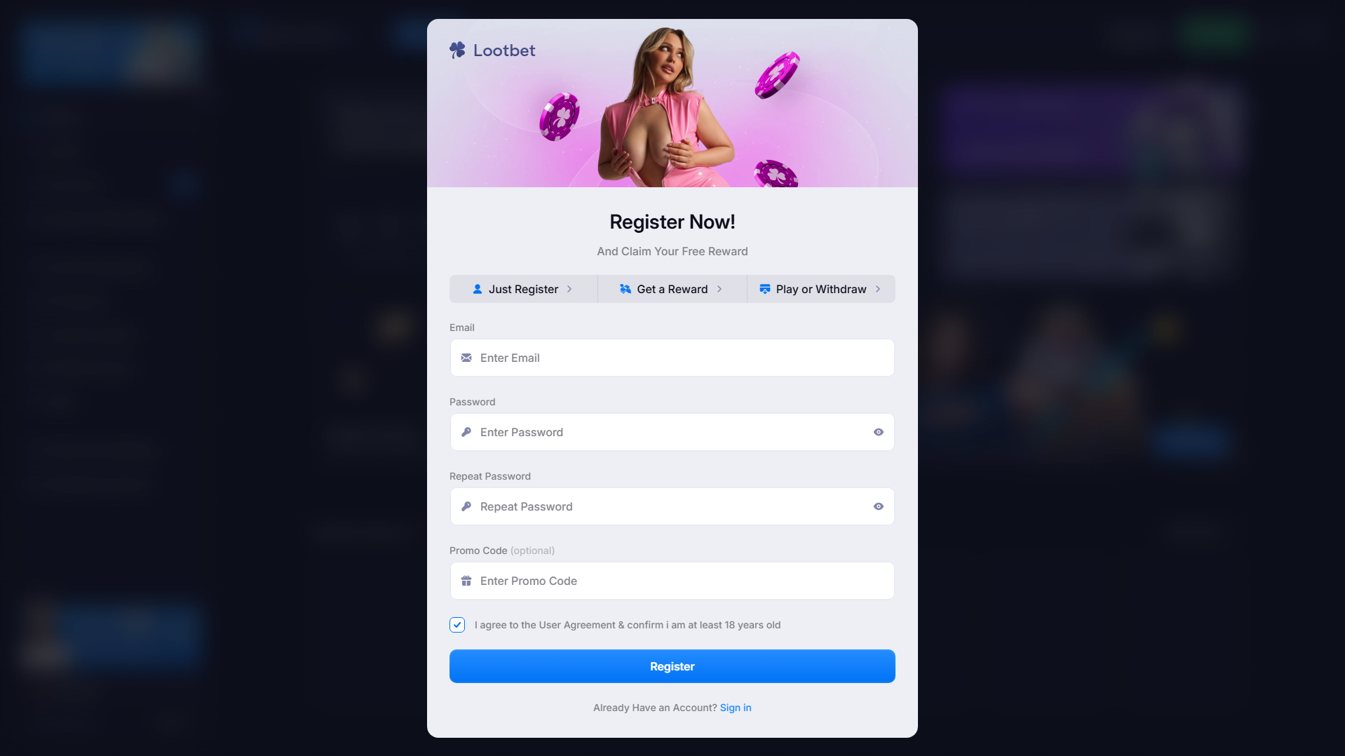 Stored capture of lootbet.live