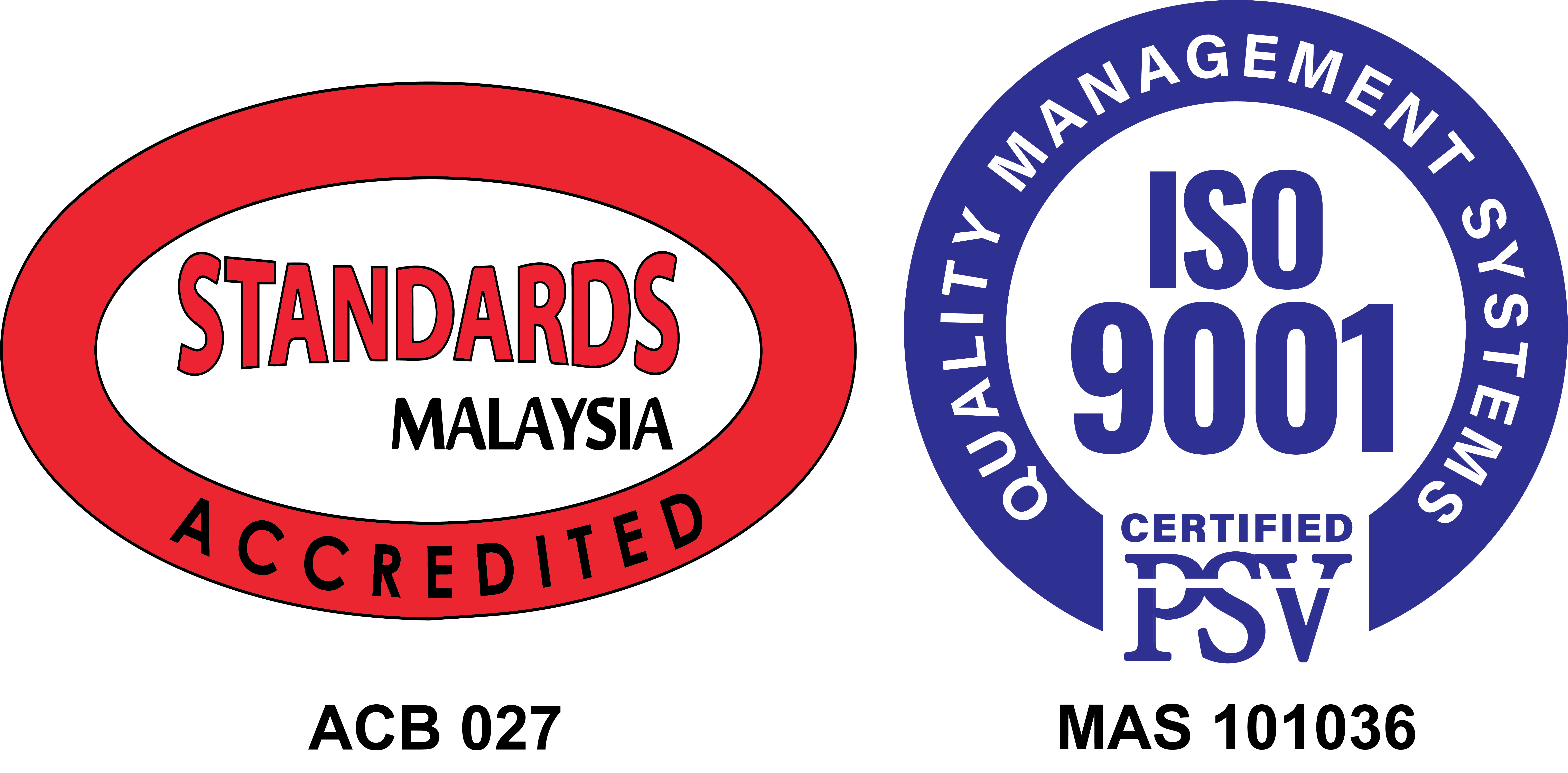PSV Certified ISO 9001 Standards Malaysia IAF