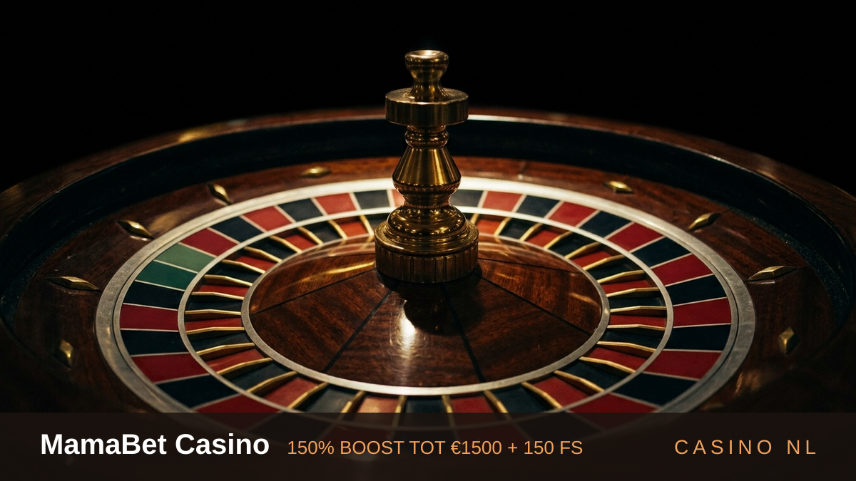 MamaBet Casino — welkomstbonus 150% BOOST TOT €1500 + 150 FS, betalingen: Visa, Mastercard, Bitcoin, Ethereum, Litecoin